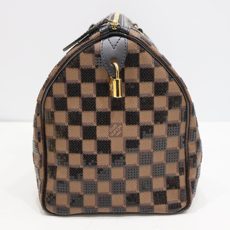 LOUIS VUITTON ルイヴィトン N41262 スピーディ30 ダミエ スパンコール ノワール 2013 プレフォールコレクション H20810