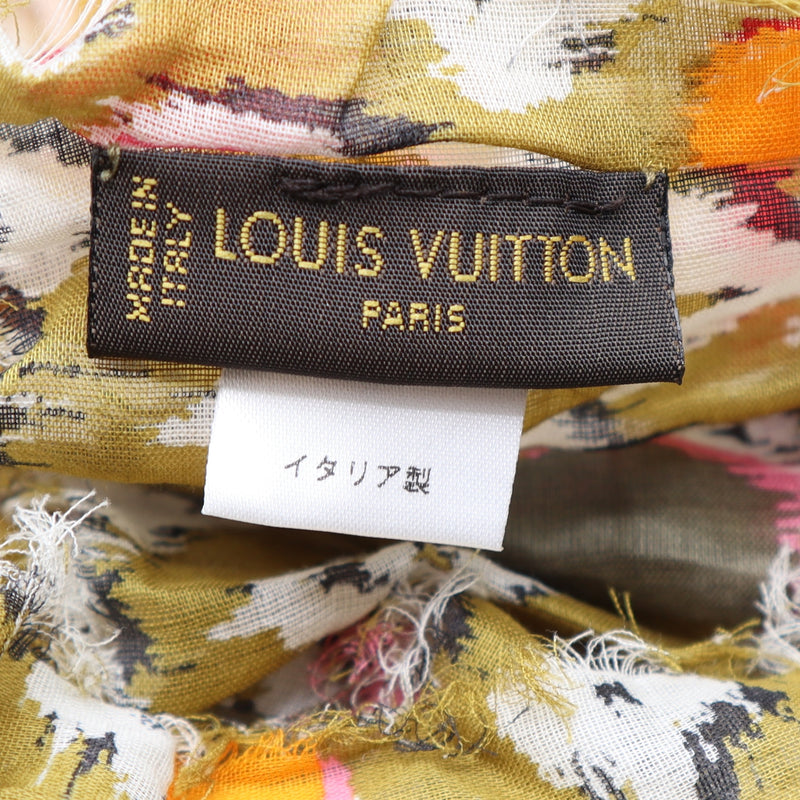 LOUIS VUITTON LV ルイヴィトン スカーフ モノグラム コットン100％ マルチカラー 服飾小物 H1097
