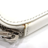 PRADA プラダ トライアングル チェーン ポーチ ミニポーチ ショルダー 1NR005 白 ホワイト コインケース 箱保ストラップ H20533