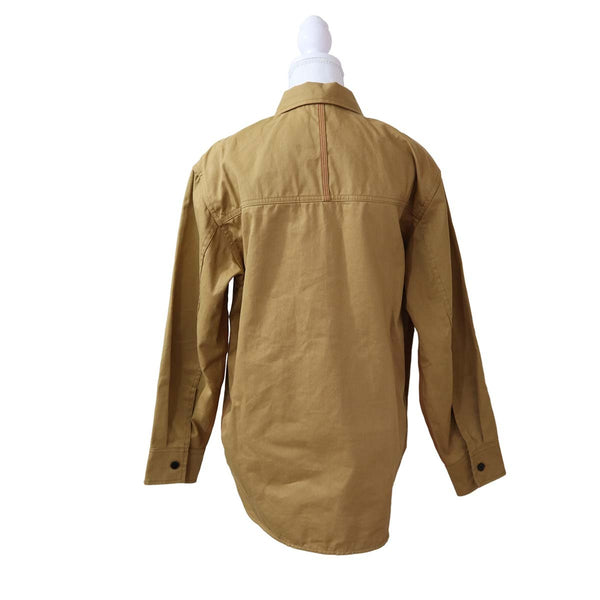 JIL SANDER ジルサンダー シャツ S ブラウン系 メンズ アウター 服 25k860-1