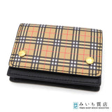 BURBERRY バーバリー 名刺入れ カードケース ノバチェック ベージュ系 H17885