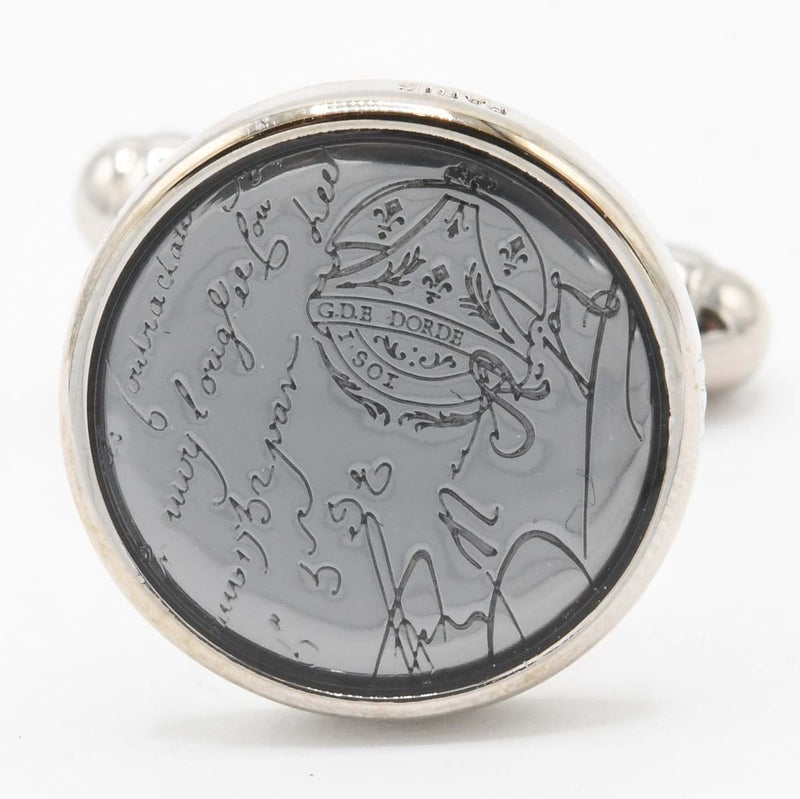 ベルルッティ Berluti カフス カリグラフィ シルバー925 正規品 BERLUTI ベルルッティ カフス カリグラフィ Caligraphy カフスボタン