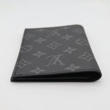 LOUIS VUITTON ルイヴィトン M64501 パスポートカバー クーヴェルテュール･パスポール NM モノグラム・エクリプス 黒 26k999-41
