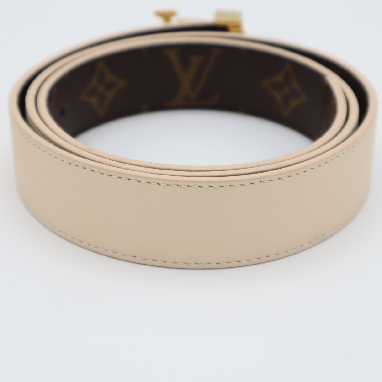 LOUIS VUITTON ルイ・ヴィトン イニシャル ベルト 30MM M0010 85