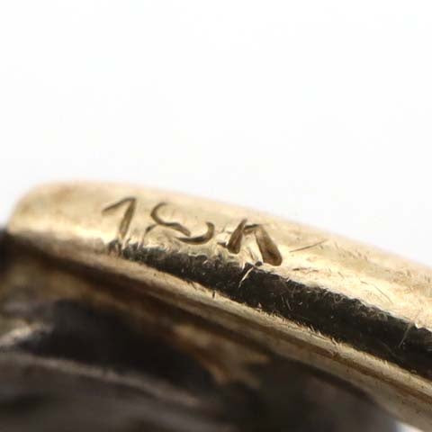 HERMES エルメス リング ヴィンテージ 10号 約7.3g ゴールド 18K シルバー アクセサリー H17921