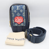 LOUIS VUITTON LV ルイヴィトン バッグ M81060 ダブル フォンポーチ ショルダーバッグ デニム H20532