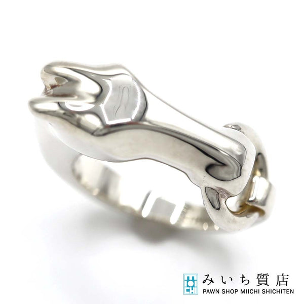 HERMES エルメス リング ギャロップ 56 21X284017 15.5号 シルバー 925 15.3g アクセサリー箱有 H8945