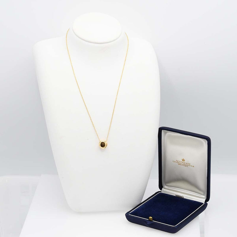 仕上済 GEORG JENSEN ジョージジェンセン ネックレス 750 5.3g ジュエリー 箱有 H15160