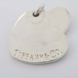 TIFFANY&Co. ティファニー ペンダントトップ ダブルハート タグ アクセサリー SV925 シルバー 9.9g H20792