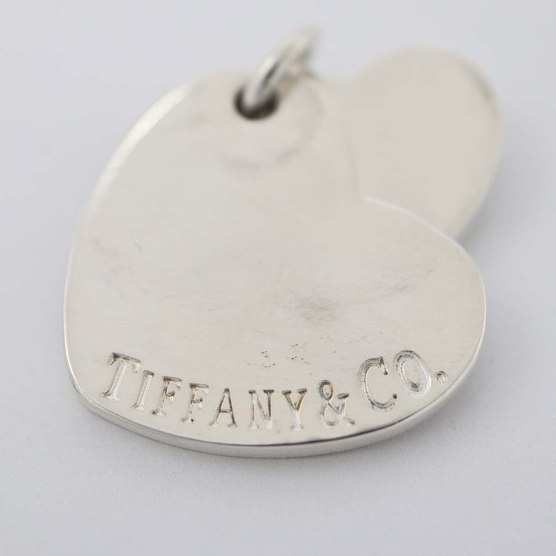 TIFFANY&Co. ティファニー ペンダントトップ ダブルハート タグ アクセサリー SV925 シルバー 9.9g H20792