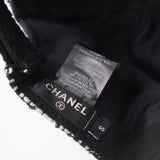 CHANEL シャネル ツイード キャップ 帽子 ココマーク ブラック 服飾小物 26k377-1