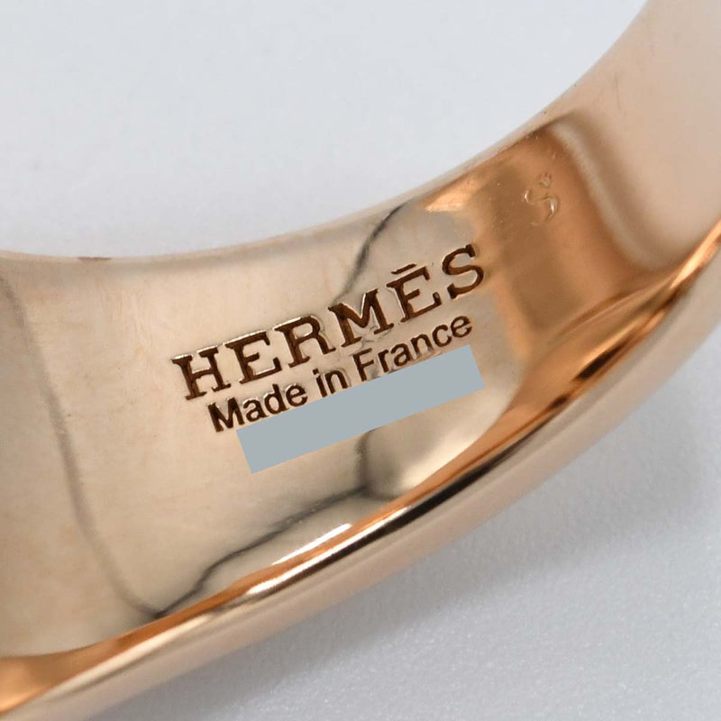 仕上げ済 HERMES エルメス リング ギャロップ #53 12号 750 ダイヤ 約31.5g アクセサリー k1079