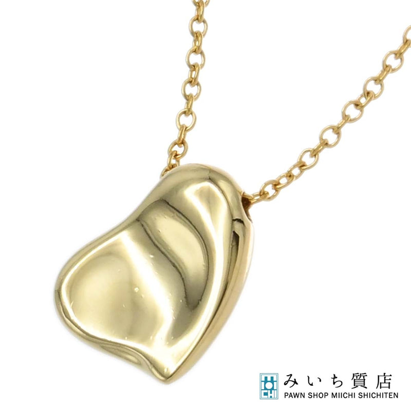 TIFFANY＆Co. ティファニー フルハート ネックレス ペンダント エルサペレッティ 750 ゴールド 約4.4g アクセサリー レディース 25k512-6