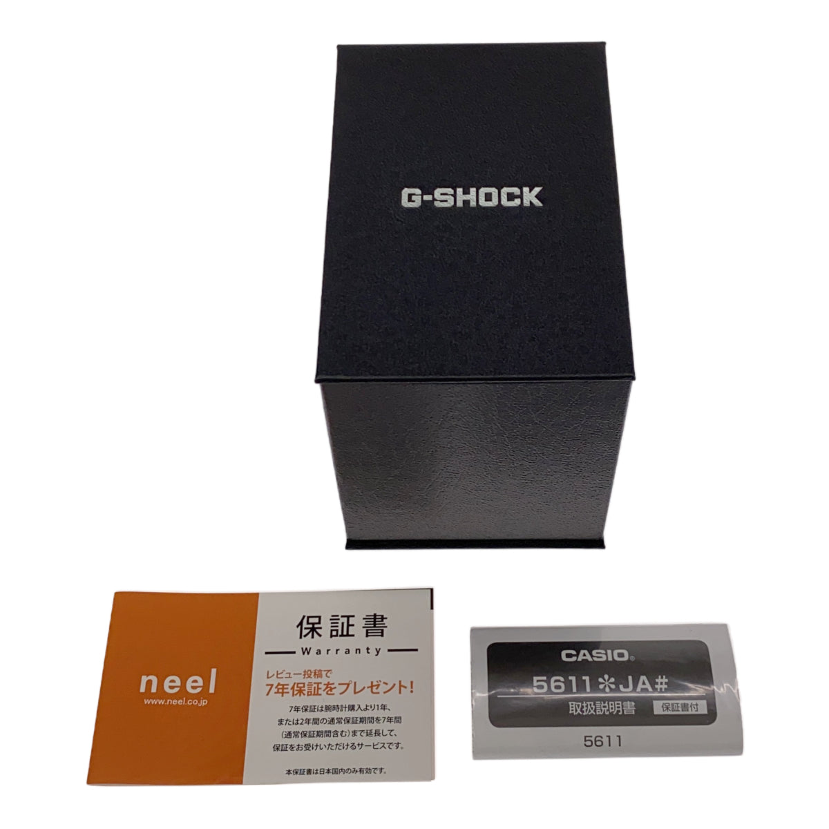CASIO G-SHOCK 5611 JA 取扱説明書、保証書有り G-SHOCK 5611 ブラック