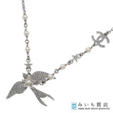 CHANEL シャネル ネックレス 鳥モチーフ つばめ C25SS 約18.4g ココマーク フェイクパール アクセサリー H20806