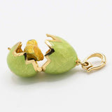 FABERGE ファベルジェ 鳥 ペンダントトップ 18KT 750 980/1000 約16g アクセサリー ケース・証明書 H10391