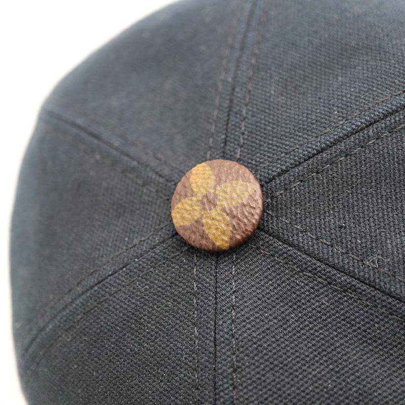 LOUIS VUITTON ルイヴィトン LV キャップ M76947 ブラック系 帽子 箱有 25k907