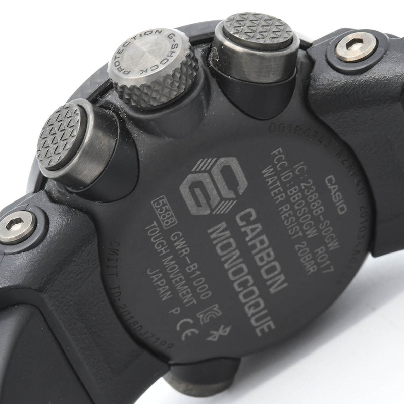 稼働 腕時計 CASIO カシオ G-SHOCK 5588 GWR-B1000 MASTER OF G タフソーラー 黒色文字盤 箱・取説有 24s1150-1
