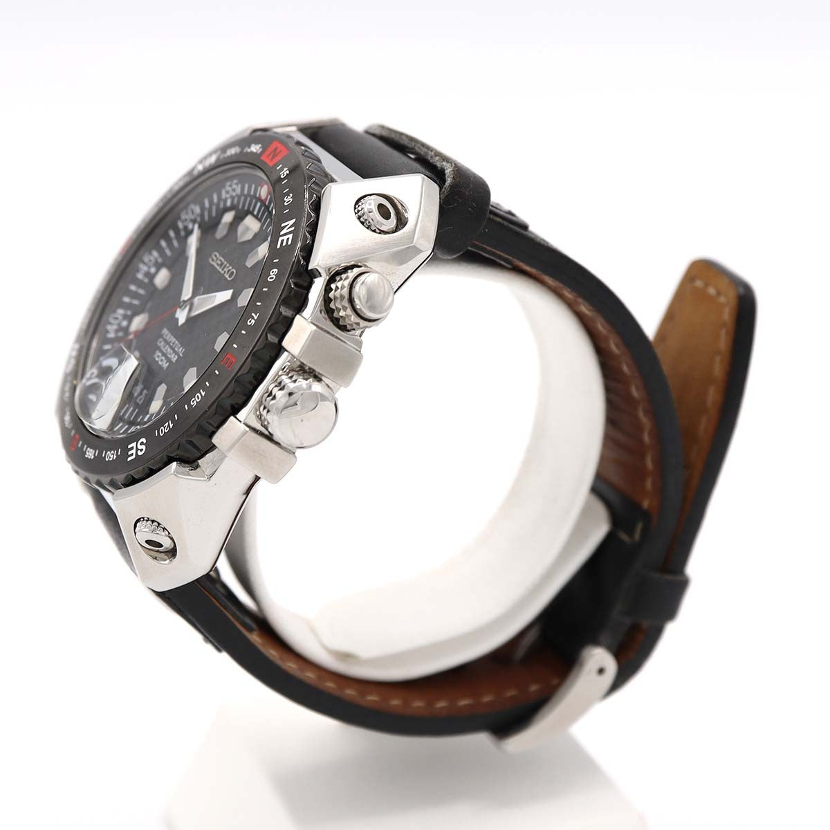 海外モデルSEIKO クォーツ パーペチャルカレンダー 6A32-00E0 質屋 稼働 腕時計 SEIKO セイコー 6A32-00E0 パーペチュアル