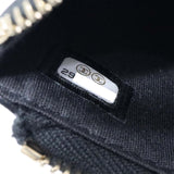 CHANEL シャネル フラグメントケース AP1253 キャビアスキン マトラッセ 財布 ブラック 29番代 ギャラ H5152