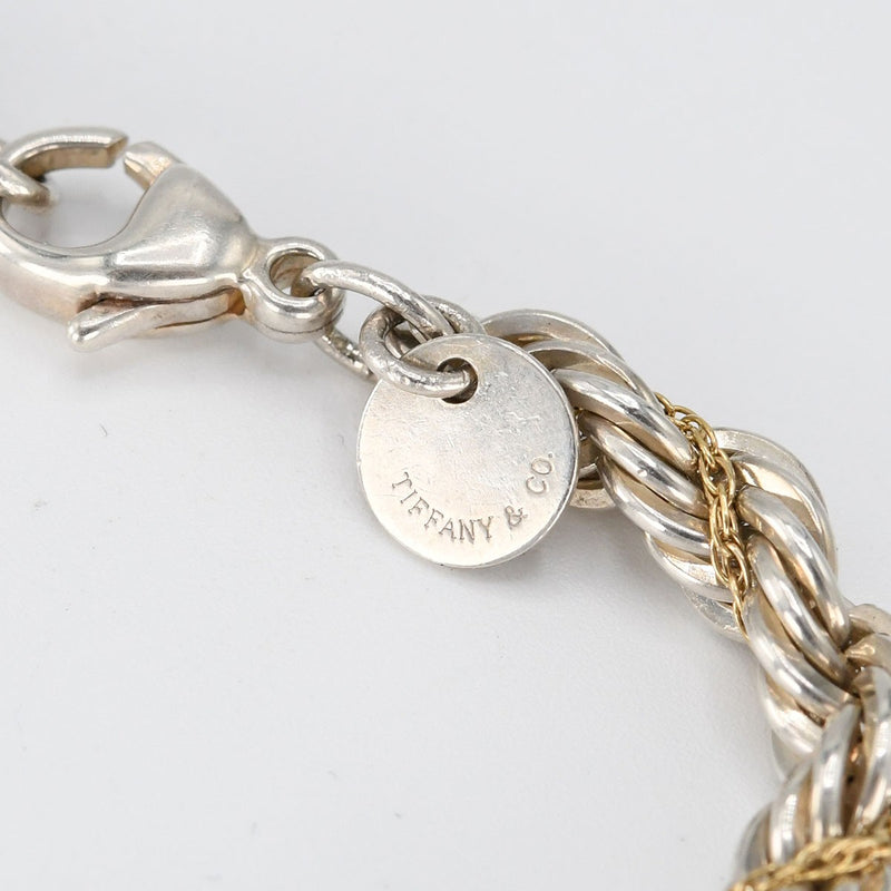 TIFFANY＆Co. ティファニー ツイスト ロープ スクリュー ブレス ブレスレット 925 シルバー 約13.3g アクセサリー レディース k329