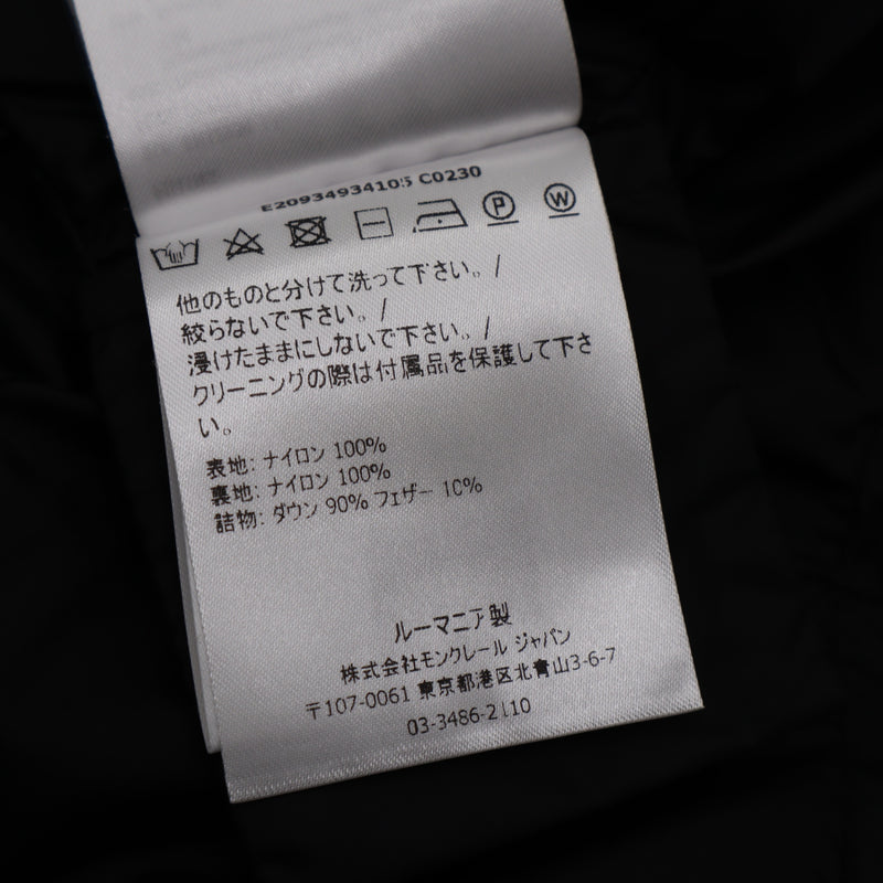 MONCLER モンクレール ダウン 00 E20934934105 レディース ブラック アウター 服 H20412