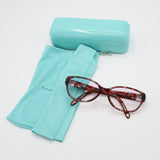 TIFFANY＆Co. ティファニー 眼鏡 度あり TF2082-B-A 8146 55⬜︎17 135 マーブル レッド系 ケース/袋 H23525