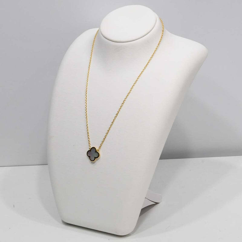 仕上済 VanCleef&Arpels VCA ヴァンクリーフ&アーペル ネックレス ピュアアルハンブラ マザーオブパール 750 8.3g ジュエリー H17682