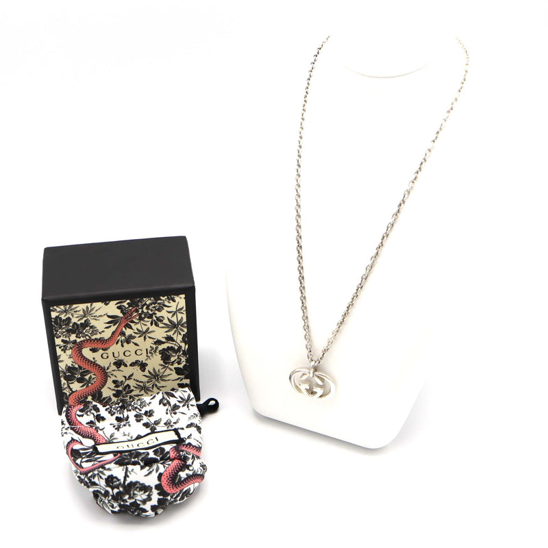 GUCCI グッチ ネックレス インターロッキングG GG シルバー925 25.5g アクセサリー ok615