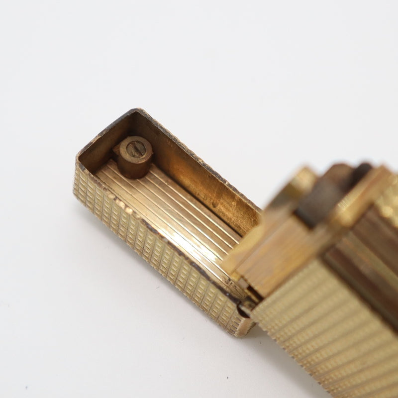 S.T. Dupont デュポン LINE1S ライン1S ショート ガスライター ゴールドカラー ローラー式 着火未確認 H6813