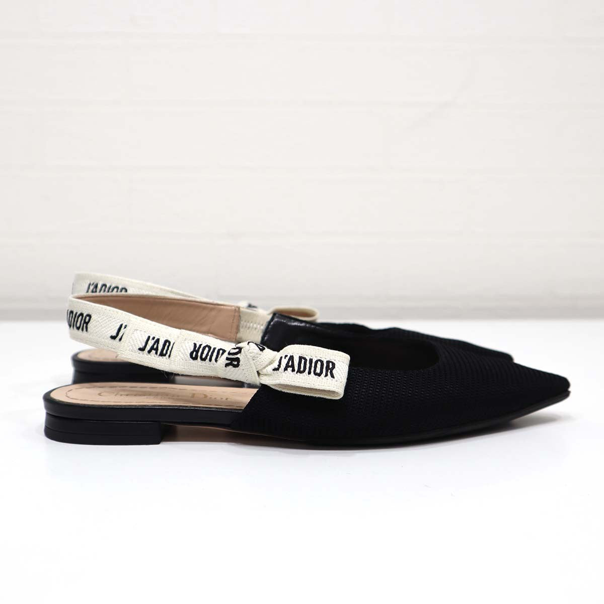 未使用さん♥J’A DIOR ジャディオール　フラット　パンプス35.5　黒