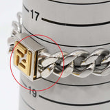 FENDI フェンディ ズッカ FF ブレスレット ブレス 喜平モチーフ シルバーカラー アクセサリー 箱有 23s256-2
