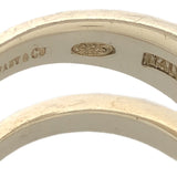 ティファニー TIFFANY & Co. ダイアゴナル リング シルバー 925 指輪 9号 8.2g アクセサリー yo369
