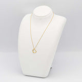 仕上げ済 TIFFANY&Co. ティファニー ネックレス オープンハート 18K 約3.3g ジュエリー ◆ H21237