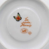 HERMES エルメス SIESTA シエスタ デミタス 花と蝶 カップ＆ソーサー 2客セット 食器 26k270-4