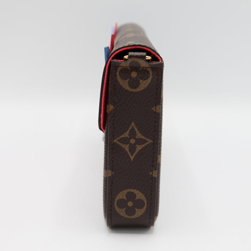 LOUIS VUITTON LV ルイヴィトン チェーンウォレット M62426 ラブバード ポシェット・フェリシー モノグラム 袋有 H8761