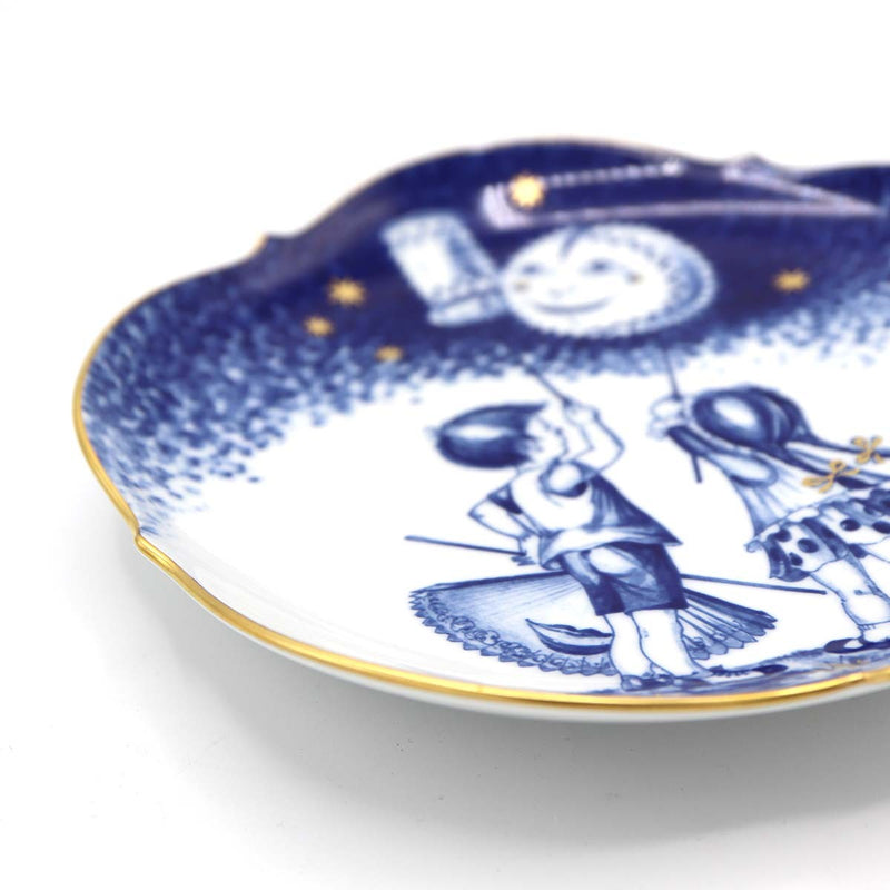 Meissen マイセン お皿 メモリアルプレート 1999年 ドイツ民謡 ランタン・ランタン プレート 飾り皿 コレクション 25k893-2