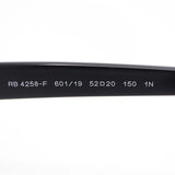 Ray Ban レイバン サングラス RB4528-F 601/19 52□20 150 1N ブラック 度無し ケース有 25k824-1