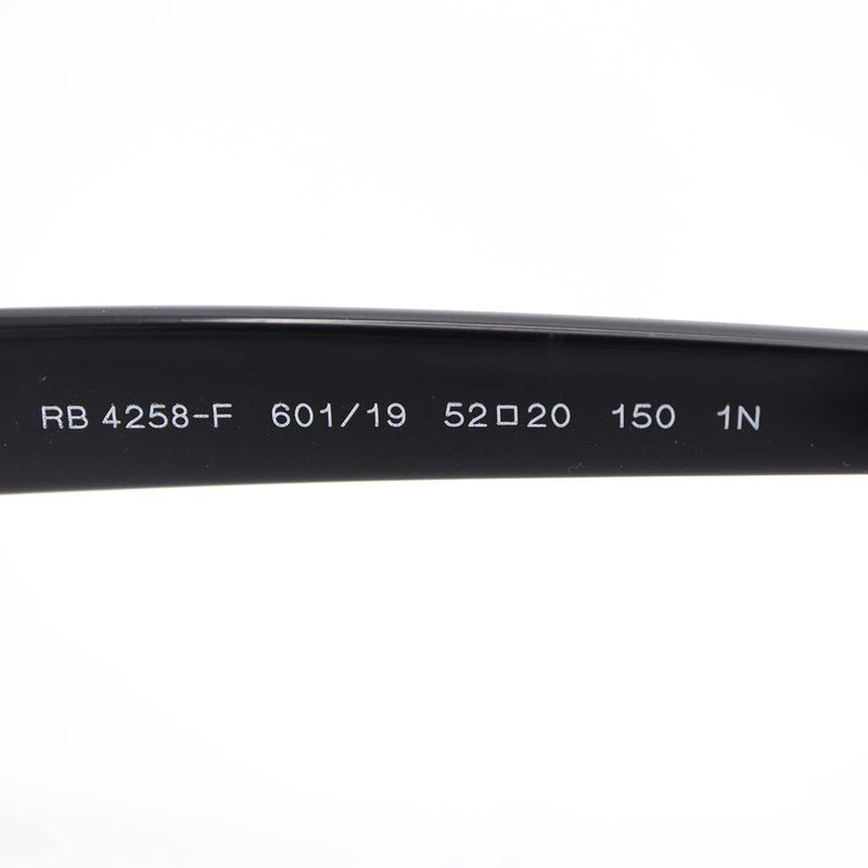 Ray Ban レイバン サングラス RB4528-F 601/19 52□20 150 1N ブラック 度無し ケース有 25k824-1