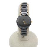 稼働 腕時計 RADO ラドー ダイアスター 204.0302.3 クォーツ 黒色文字盤 2026.6電池交換済 コマ・ギャラ H23844