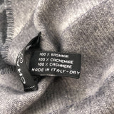 CHANEL シャネル 大判 ストール ココマーク カシミヤ100％ リバーシブル グレー系 服飾小物 ok1822