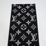 LOUIS VUITTON LV ルイヴィトン マフラー M77853 モノグラム ブラック 服飾小物 箱有 H21780