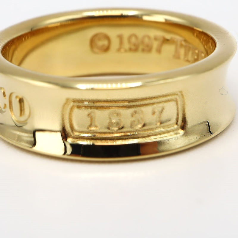 仕上げ済み Tiffany & Co. 1837 ナロー リング ティファニー 750 ゴールド アクセサリー 約10.5号 総重量6.9ｇ ok771