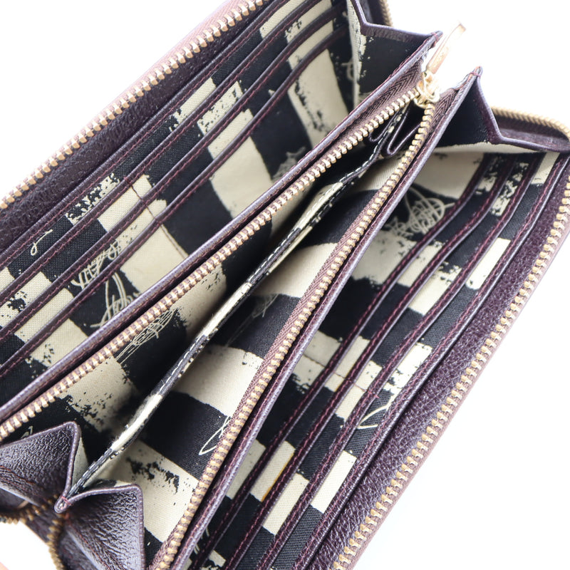 Vivienne Westwood ヴィヴィアンウエストウッド 長財布 ラウンドジップ ブラウン 小物 H18625