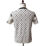 LOUIS VUITTON ルイヴィトン Tシャツ Mサイズ CA36929 モノグラム メンズ 白 チェーン付き H20817
