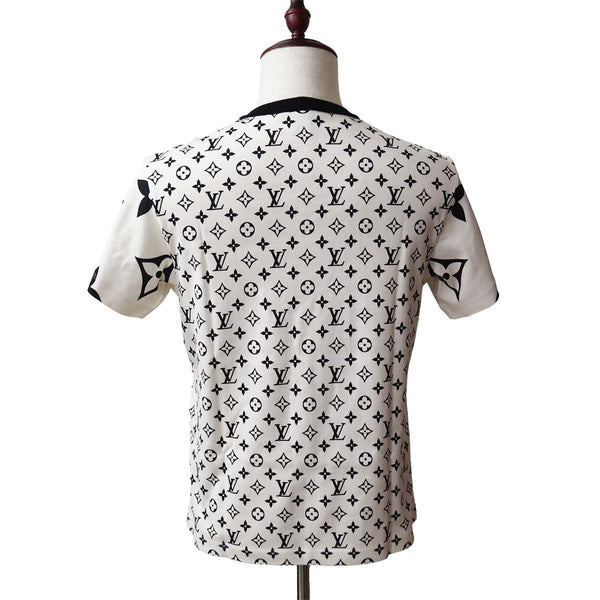 LOUIS VUITTON ルイヴィトン Tシャツ Mサイズ CA36929 モノグラム メンズ 白 チェーン付き H20817