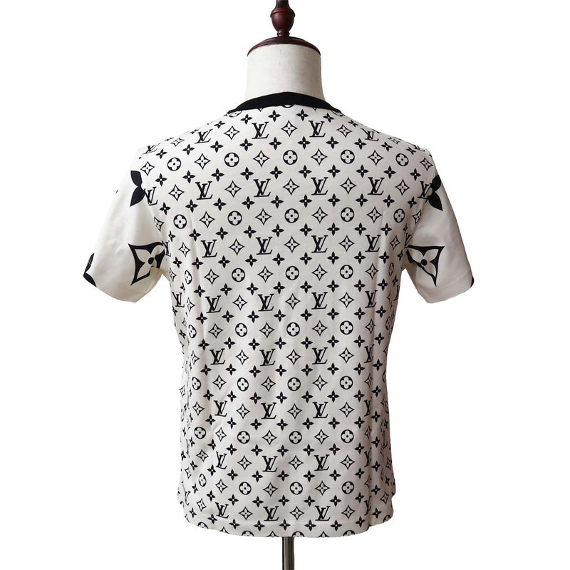 LOUIS VUITTON ルイヴィトン Tシャツ Mサイズ CA36929 モノグラム メンズ 白 チェーン付き H20817