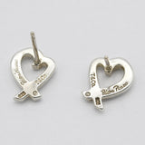 TIFFANY＆Co. ティファニー ラビングハート ピアス パロマ ピカソ 925 シルバー アクセサリー 約1.5g H14800