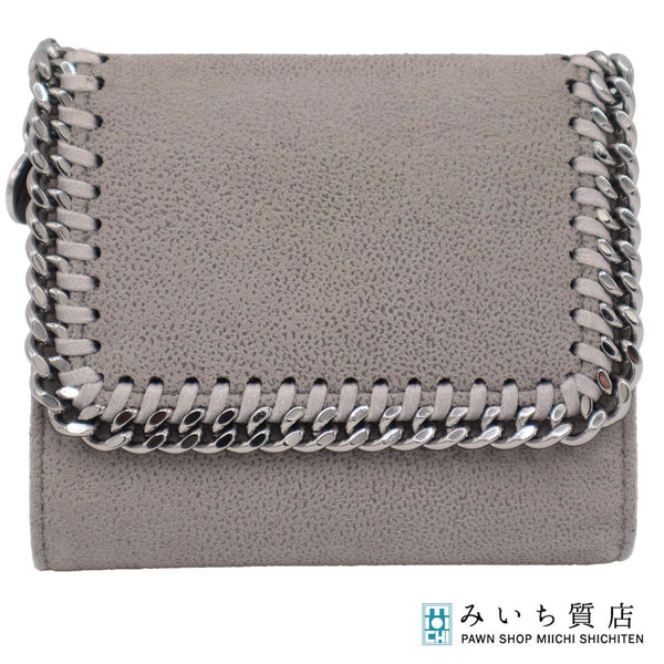 STELLA McCARTNEY ステラマッカートニー 財布 二つ折り ファラベラ グレー レディース 小物 H20818