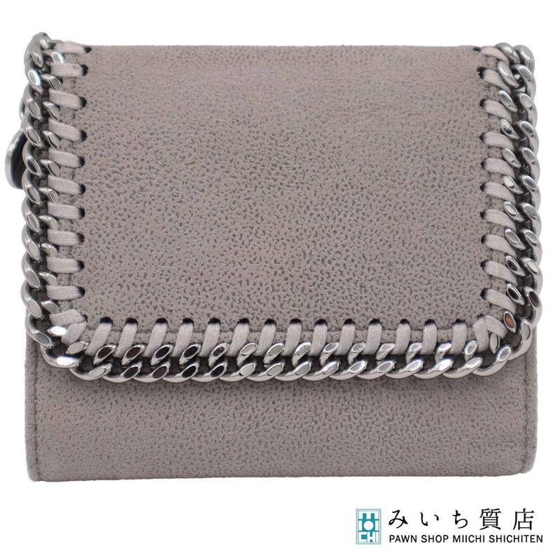 STELLA McCARTNEY ステラマッカートニー 財布 二つ折り ファラベラ グレー レディース 小物 H20818